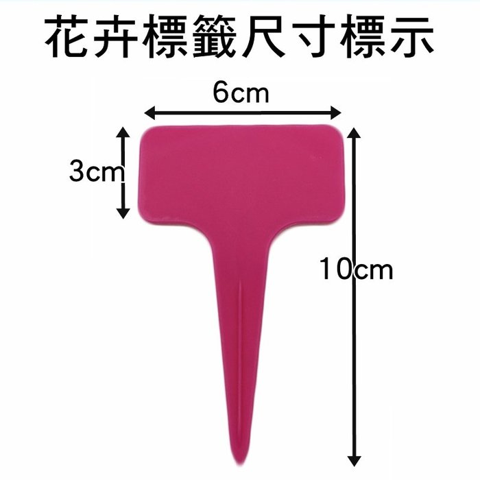 【珍愛頌】N070 T型花牌 花卉標籤 花卉牌 蘭花名牌 園藝插牌 防水標籤 園藝標籤 多肉標籤 插地標籤 盆栽標籤