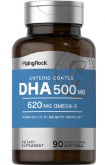 【天然小舖】Piping Rock 現貨 DHA 天然魚油 omega-3 DHA/EPA DHA 500mg 90顆