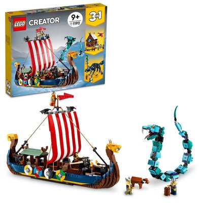 現貨 LEGO 樂高 31132 Creator 3合1 創作系列 維京海盜船和塵世巨蟒 全新未拆 公司貨