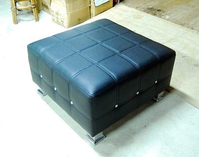 【New Design Furniture】客製多用途補助腳椅/茶几/皮革方几 75*75*42cm (運費請先詢問)