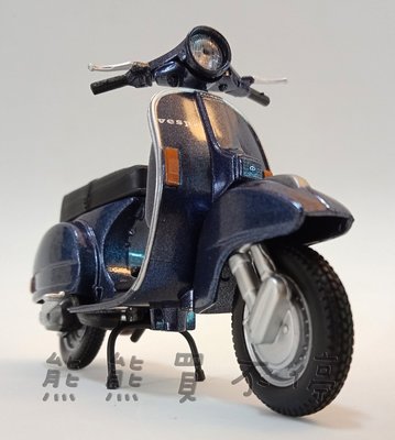 [在台現貨] 偉士牌 Vespa P150X 1978年 深藍色 機車模型 1/18 仿真 合金 復古 踏板摩托車 模型