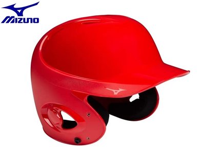 貝斯柏~美津濃 MIZUNO 少年用硬式棒壘球打擊頭盔 380436.1010 紅色 新款上市超低特價$990/頂