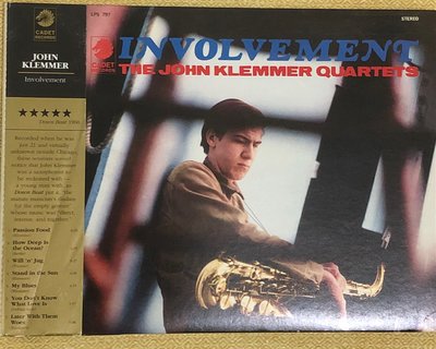 愛樂熊貓2006美24BIT紙盒首版(片況佳附側標)INVOLVEMENT/THE JOHN KLEMMER五重奏