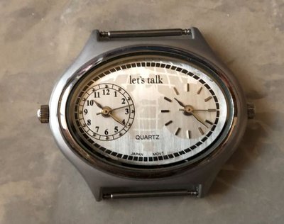 全新 AVON Let's talk 日本機芯雙時間設計造型時尚手錶~出國旅遊更方便~1500元~免郵