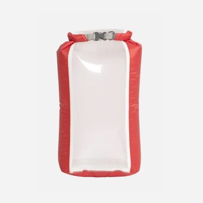 【Exped】Fold Drybag CS 70D 紅色 M【8L】透明視窗 背包防水袋防水內袋防水內套