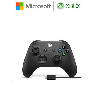 【含稅】微軟Xbox 無線控制器 + TYPE-C傳輸線 手把 搖桿 磨砂黑 黑色 Series X S ONE 藍牙