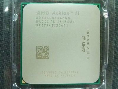 【含稅】AMD Athlon II X4 640 3.0G ADX640WFK42GM 四核 庫存正式散片CPU 一年保