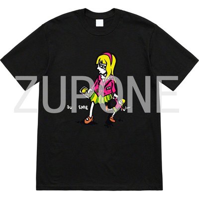 【現貨免運】supreme 19SS Suzie Switchblade Tee蘇西小女孩 彈簧刀 短袖 T恤