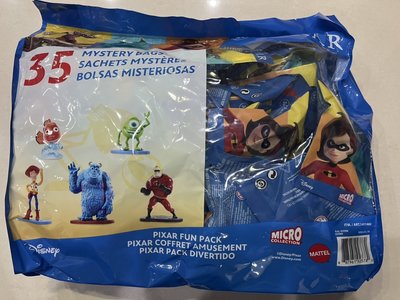 PIXAR 皮克斯迷你公仔驚喜包 35入組 怪獸電力公司 玩具總動員 超人特攻隊 好市多 兒童生日禮物