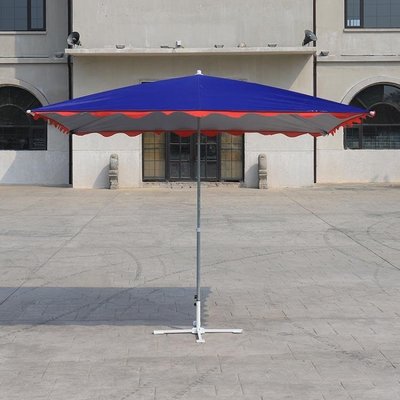 熱銷 太陽傘大雨傘遮陽傘戶外擺攤商用大型四方長方形摺疊防曬加厚大傘（不含底座） HEMM3603
