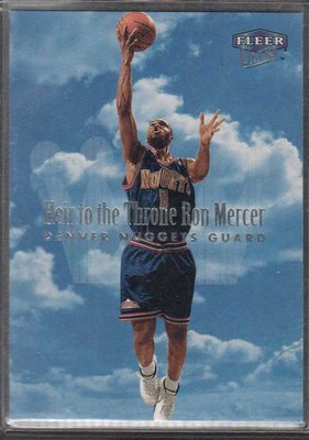 99-00 ULTRA HEIR TO THE THRONE #7 RON MERCER