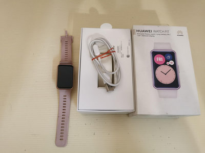 二手功能正常 藍芽 手錶 華為 HUAWEI WATCH FIT 手表 智能 手錶 賣1400也可用各物品換