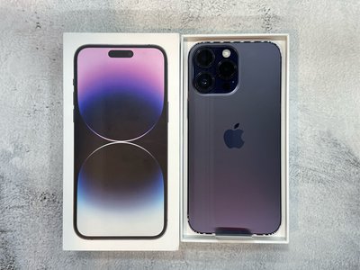 🌚 拆封新機 iPhone 14 pro max 512G 紫色 台灣公司貨 100% 2024/1/5