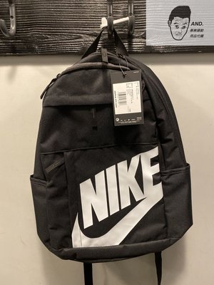 【AND.】NIKE 多收納 黑白 大LOGO 後背包 雙肩包 運動後背包 BA5876-082