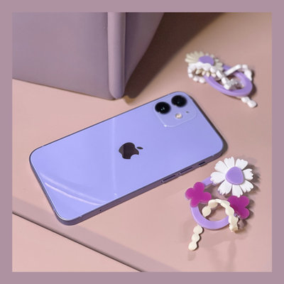 「門市直購價」iPhone 12 128G 紫【保固至2022/02/19】 6.1吋螢幕 #00124