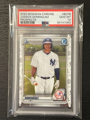 2020 Bowman Chrome Jasson Dominguez RC psa10 新人卡