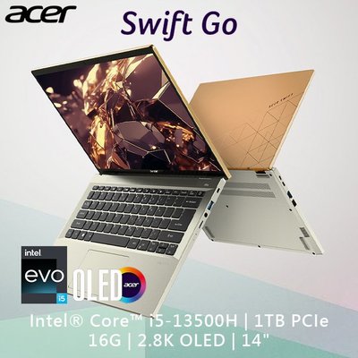筆電專賣全省~Acer Swift Go 14 SFG14-71-53M4 金