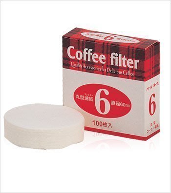 【圖騰咖啡】日本寶馬牌 6號丸型濾紙 100入裝 適用冰滴咖啡 冰滴壺 摩卡壺 JA-P-005-006