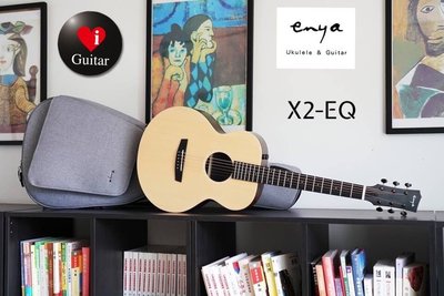Enya EM-X2.EQ 36吋AJ桶型3A英格曼雲杉單板面單民謠吉他iGuitar強力推薦