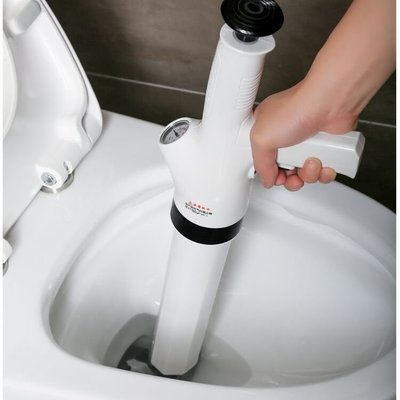 馬桶疏通器下水道清潔棒堵塞神器捅廁所家用管道氣壓式一炮通工具~熱賣~