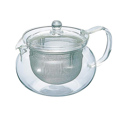 自營HARIO茶壺耐熱玻璃過濾泡茶壺茶杯茶具套裝茶水分離CHJMN