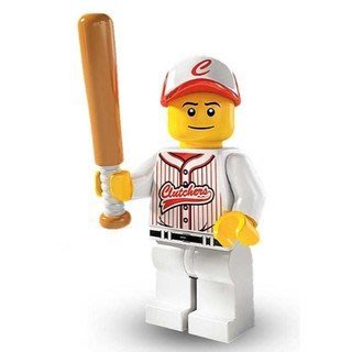 LEGO 8803 人偶包 棒球選手 全新未組