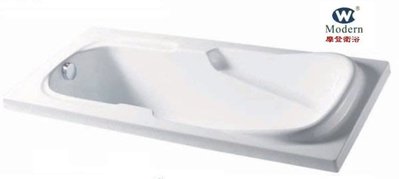 【 老王購物網 】摩登衛浴 SL-5420 壓克力浴缸 無牆面 浴缸 150x70cm