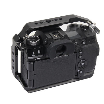 適用富士XH2/X-H2S相機兔籠金屬多功能 拓展視頻穩定器快裝板配件