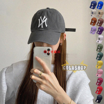 一件 # 韓國 47 BRAND 老帽 LA帽/NY帽 大logo 水洗款 軟頂 洋基帽 47帽·晴子寶藏屋