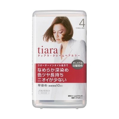 Miki小舖?日本帶回 現貨 日本 SHISEIDO 資生堂 tiara 染髮劑(白髮用) 40g 日本製