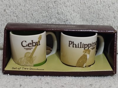 星巴克 STARBUCKS - 菲律賓 宿霧島 城市杯 迷你咖啡組 - 全新未用過 - 1001元起標起標
