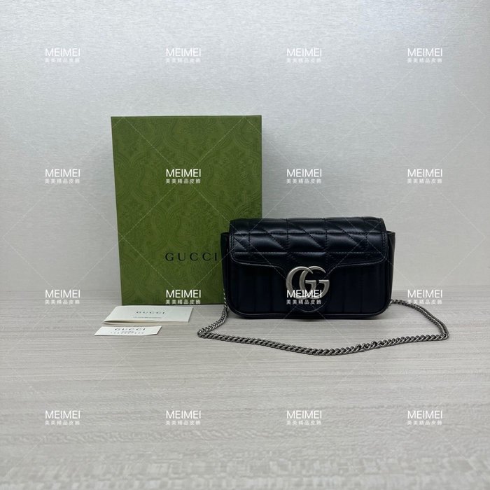 30年老店 預購 GUCCI GG Marmont Mini 黑色 鍊包 迷你款 476433 | Yahoo奇摩拍賣