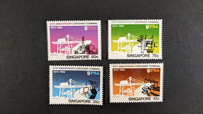 新加坡1982年代「新加坡貨櫃馬頭」4全