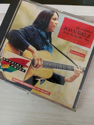 Joan Baez The Essential From The Heart Live 銀圈版 CD