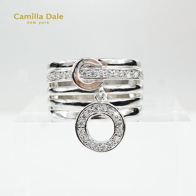 CamillaDale韓製圓緣水晶戒指
