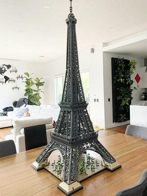 樂高埃菲爾巴黎鐵塔模型地標立體建筑高難度拼裝積木玩具男孩禮物