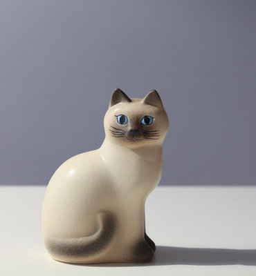 北歐土陶雕塑Lisa Larson Murre貓Gustav