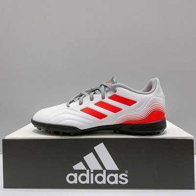 adidas COPA SENSE.3 TF J 中童 白色 皮革 室外 訓練 運動 足球鞋 FY6163