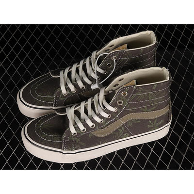 【心心好物】正品 Vans Sk8-Hi 138 Decon 黑墨綠色棕櫚葉印花高幫 休閒 板鞋 那你看