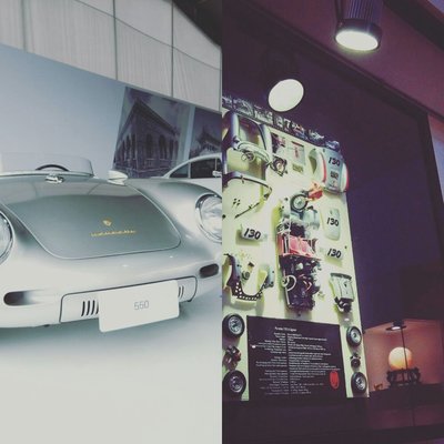 1/18 Porsche 550 Spyder James Dean紀版本  vintage car lover 掛飾