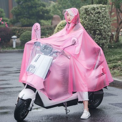 摩托車雨衣電動車單人男女士成人騎行自行車加大加厚雨披防暴雨批