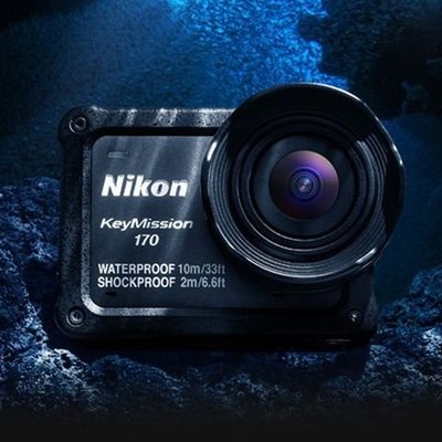 Nikon尼康 KeyMission 170 防抖運動相機 摩托車4K高清頭戴攝像機