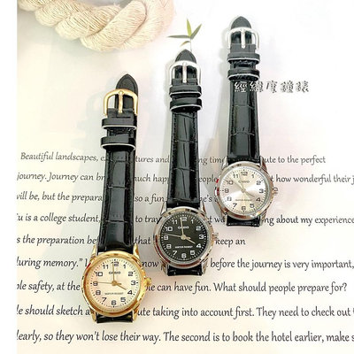 CASIO復石英錶 仕女氣質指針腕錶 皮革錶帶 時尚必備 大小錶徑情侶對錶 現貨公司貨LTP-V001L