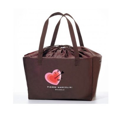 【寶貝日雜包】日本雜誌附贈 PIERRE MARCOLINI 比利時巧克力品牌合作束口購物袋 托特包 單肩包