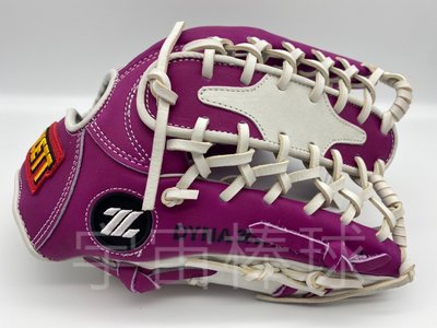 ※宇宙棒球※ZETT 特殊訂製版 13吋 棒壘球手套 紫/白色皮革線 BPGT-33SP7538