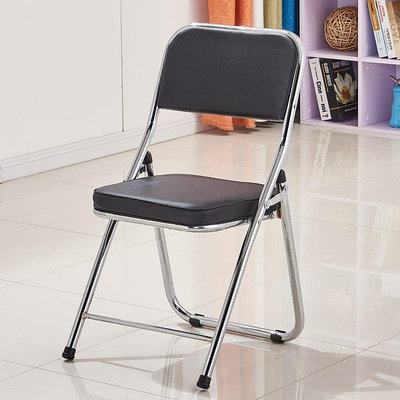 折疊椅子凳子靠背椅子家用折疊椅辦公培訓椅餐椅便攜會~特價