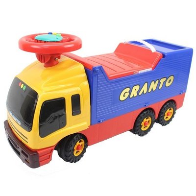 GRANTO 可乘坐貨櫃車玩具 DS-180 兒童座騎(IC音樂)/一台入(促2500) 大型玩具車 ST安全玩具-全新