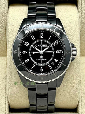 重序名錶 CHANEL 香奈兒 J12 H5697 THE NEW J12 Caliber 12.1機蕊 黑色高抗磨陶瓷 自動上鍊腕錶