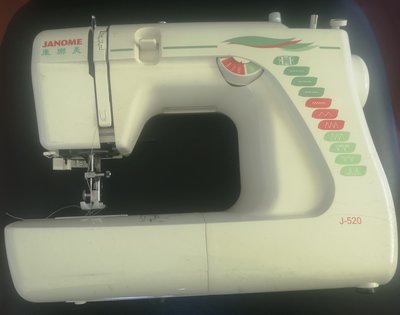 二手JANOME車樂美家庭電動縫紉機J-520