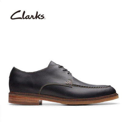 #clarks其樂男鞋2022春新款系帶低幫舒適正裝皮鞋 Clarkdale Apron氣質經典 三號店